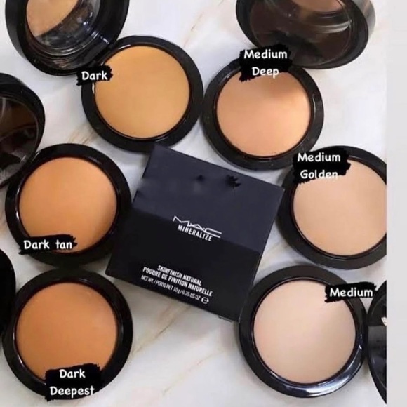 Dark Mac Mineralize SkinFinish Natural Powder Brand New in Box (Deep Caramel) - Picture 10 of 15